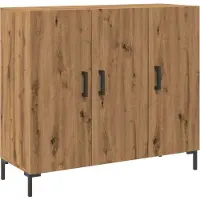 vidaXL Sideboard Artisan-Eiche 90x34x80 cm Holzwerkstoff