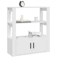 vidaXL Sideboard Weiß 80x30x90 cm Holzwerkstoff