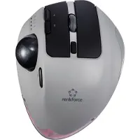Renkforce RF-WLEM-500 Ergonomische Maus Kabellos Funk Bluetooth Optisch Grau Schwarz 7 (RF-6697034)