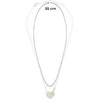 Tommy Hilfiger Dezentes Stahlcollier mit zweifarbigem Herz 2780878