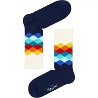 Happy socks Socken Faded Diamond Unisex Multi-Schuhgröße 36 - 40