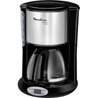 Moulinex FG362810, Filterkaffeemaschine, 1,2 l, 1000 W, Schwarz, Edelstahl