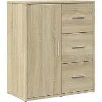 vidaXL Sideboard Sonoma-Eiche 60x31x70 cm Holzwerkstoff