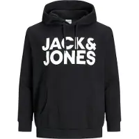 Jack & Jones Plus Size Logo Kapuzenpullover