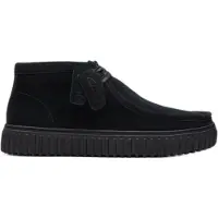 Clarks Torhill Hi Wildlederschuhe, Schwarz 40 EU