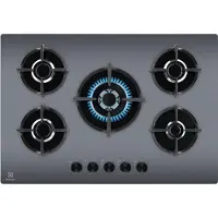 Electrolux EGG75372M, Spiegel, Integriert, 75 cm, Gaskochfeld, Glas, 5 Zone(n)