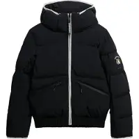 Superdry für Damen. WS110179A Bomber Skijacke mit Kapuze schwarz (M), Lässig, Polyester