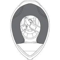 AGV K3 Wangenpolster