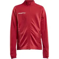 Craft Trainingsjacke Evolve Full Zip Kinder Bright Red-Größe 122