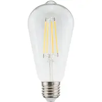 HOFTRONIC™ LED-Glühlampe E27 9W 1055lm ST64 2700K Dimmbar Klares Glas