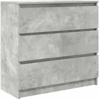 vidaXL Sideboard Betongrau 80x35x76 cm Holzwerkstoff