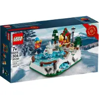LEGO 40416 Ice Skating Rink 7+ Yearbeschädigt