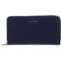 Coccinelle L8055 Portafoglio Metallic Soft Woman Wallet Blue 18X10Cm