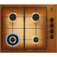 Electrolux EGS6414T, Messing, Integriert, 60 cm, Gaskochfeld, 4 Zone(n), 4 Zone(n)