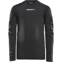 Craft Unterhemd Pro Control Compression LS Kinder Black-Größe 134