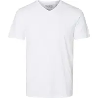 Selected V-Shirt "SLHNEWPIMA SS V-NECK TEE B NOOS"