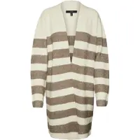 Jack & Jones Jack&Jones VMPHILINE LS OPEN CARDIGAN GA BOO Birch/W. BROWN LENTIL MEL S