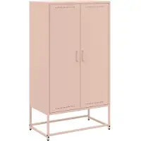vidaXL Highboard Rosa 68,5x38,5x123,5 cm Stahl