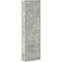 vidaXL Kleiderschrank Beton Grau 55 x 25 x 189 cm Holzwerkstoff