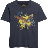 Superdry Biker Rock Graphic Relaxed Kurzarm-t-shirt