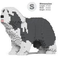 Jekca Bricks Bearded Collie 01-M03 ST19PT54-M03