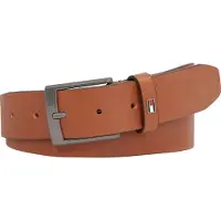 Tommy Hilfiger Ledergürtel "Adan New Leather 3,5cm breit" mit Logoprägung