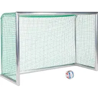 Sport-Thieme Mini-Fußballtor "Professional", Inkl. Netz, grün (MW 4,5 cm), 2,40x1,60 m, Tortiefe 1,00 m