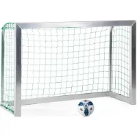 Sport-Thieme Mini-Fußballtor vollverschweißt, Inkl. Netz, grün (MW 10 cm), 1,80x1,20 m, Tortiefe 0,70 m