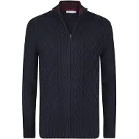 Felix Hardy Strickjacke Strickjacke Mit Durchgehendem Reißverschluss