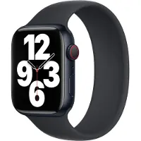 Apple Silikon Solo Loop für Watch | 44/45/46/49 mm - Größe 1 - Midnight