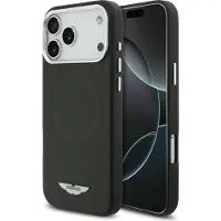 Aston Martin Case HC FW Logo MagSafe for iPhone 17 Pro Max black