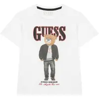 GUESS T-Shirt L6RI11 K8HM4 Weiß Regular Fit