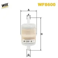 WIX FILTERS Kraftstofffilter WF8600