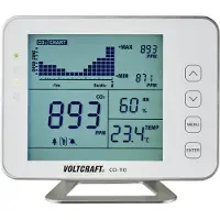Voltcraft CO-110 Kohlendioxid-Messgerät mit Datenloggerfunktion (VC-11917180)