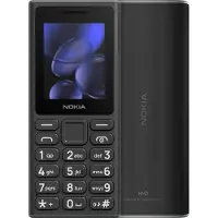 Nokia 105 (2024), Balken, Dual-SIM, 5,08 cm (2"), 120 x 160 Pixel, 1000 mAh, Schwarz