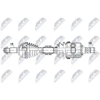 NTY NPW-NS-224 Antriebswelle Vorne Links für RENAULT KOLEOS (HY) für NISSAN X-TRAIL (T31)