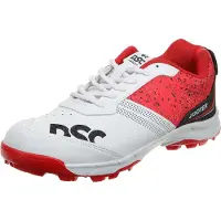 DSC Zooter Cricket Schuh Für Herren Und Jungen, Größe-6 Uk (Weiß-Rot)