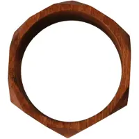 Costume National Bracelet en bois marron pour femme avec marque