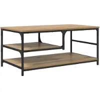 vidaXL Couchtisch Artisan-Eiche 90 x 49 x 40 cm Holzwerkstoff