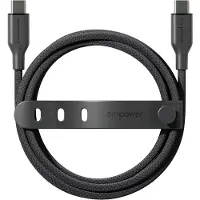 PanzerGlass empower by  Racing 60W USB-C to USB-C Kabel | USB 2.0 | 2M | Weltall Schwarz, Schwarz