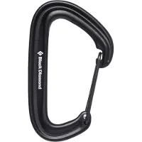 Black Diamond Lite Wire Snap Hook Schwarz