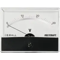 Voltcraft AM-86X65/30V/DC AM-86X65/30V/DC Einbau-Messgerät AM-86X65/30V/DC Drehspule