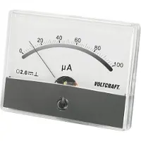 Voltcraft AM-86X65/100µA AM-86X65/100µA Einbau-Messgerät AM-86X65/100µA/DC Drehspule