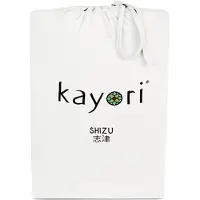 Kayori Topper Spannbettlaken Shizu Creme (Jersey)-Lits-Jumeaux XL (180 x 200/210/220 cm)