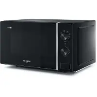 Whirlpool MWP 103 B, Arbeitsplatte, Grill-Mikrowelle, 20 l, 700 W, Drehregler, Schwarz