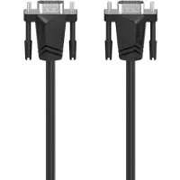 Hama VGA Tilslutningskabel VGA 15-polet Stik, VGA 15-polet Stik 3.00 m Sort 00200708 VGA-kabel
