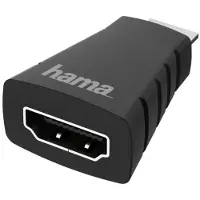 Hama 00200347, HDMI Type C (Mini), HDMI, Schwarz
