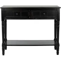 Safavieh Furniture | Beistelltisch Lison Schwarz Holz 97x33x73.66 cm | NADUVI