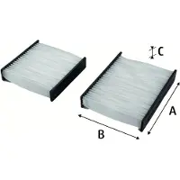 Valeo Filter Innenraumluft 715556 für Citroën Peugeot DS Ds3 208 I 207 C3 II