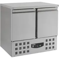 CombiSteel Gastro Tiefkühltisch Gefrierschrank Tiefkühlschrank, 2 Türen, 943x700x855mm